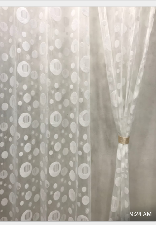 Net tissue floral design curtains  uploaded by Mann home decor  on 6/18/2021