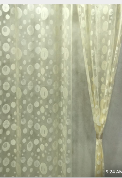 Net tissue floral design curtains  uploaded by Mann home decor  on 6/18/2021