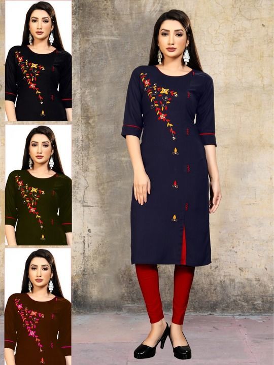 Straight KURTI  uploaded by business on 6/18/2021