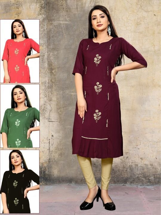 Straight KURTI  uploaded by business on 6/18/2021