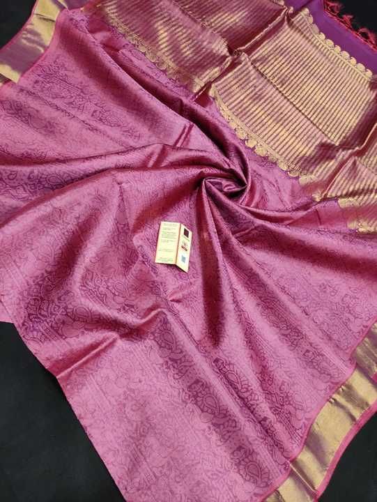 Pure tussar silk saree uploaded by Tulip Creatives on 6/18/2021