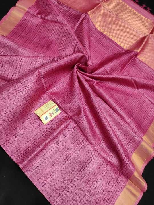Pure tussar silk saree uploaded by Tulip Creatives on 6/18/2021
