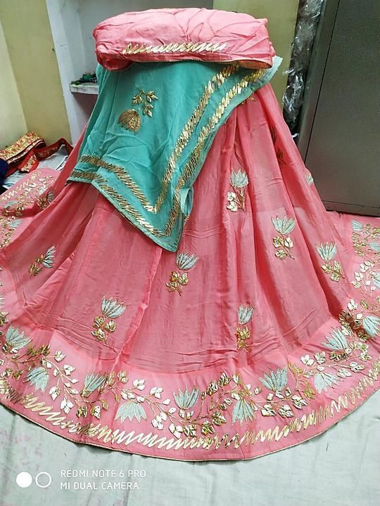 Gota Patti work lehenga uploaded by business on 8/14/2020