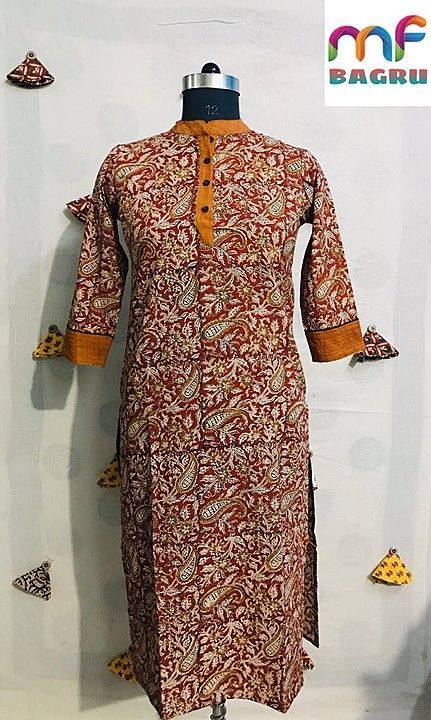 cotton hand block printed kurties
Sizes 38-46
Length 45 uploaded by Dharohar Fabrication on 8/14/2020