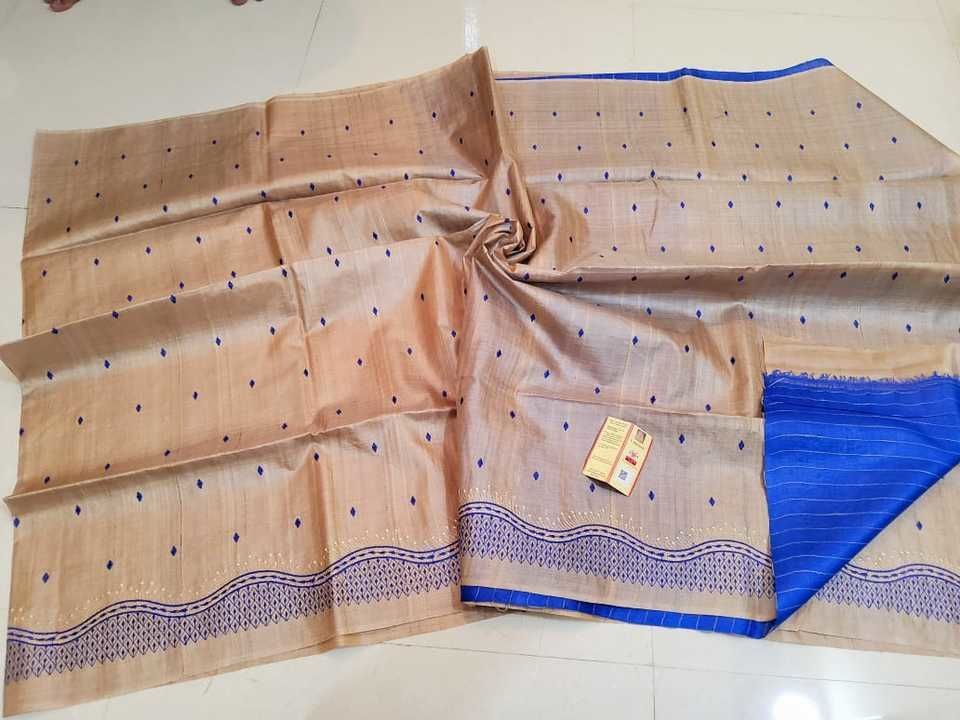 Pure desi tusser saree uploaded by Royal Saree on 6/18/2021
