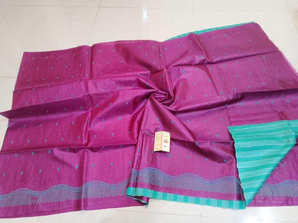 Pure desi tusser saree uploaded by business on 6/18/2021