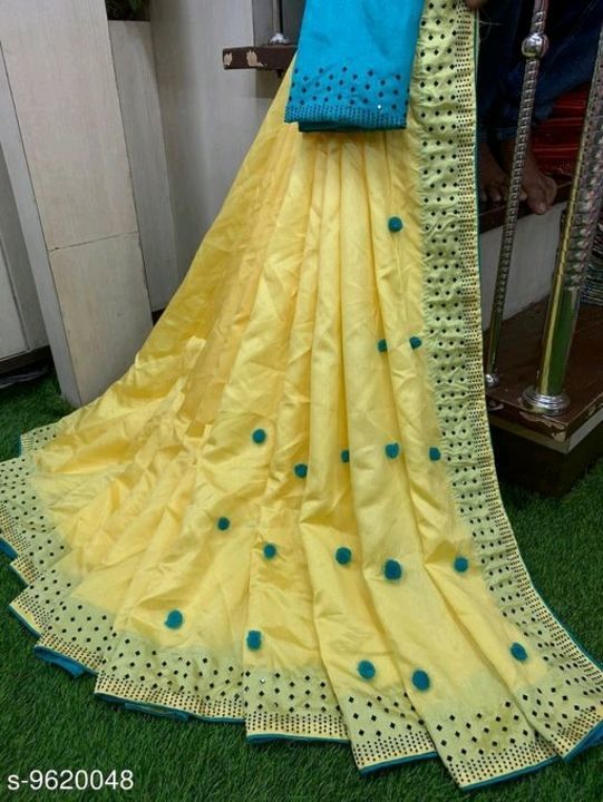 Aakarsha Ensemble Sarees
Saree Fabric: Silk
Blouse: Separate Blouse Piece
Blouse Fabric: Silk
Multip uploaded by Kanha collection on 6/19/2021
