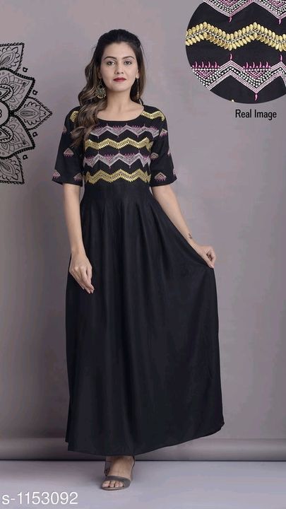 Rayon Long Anarkali Kurti uploaded by Best quality products  on 6/19/2021