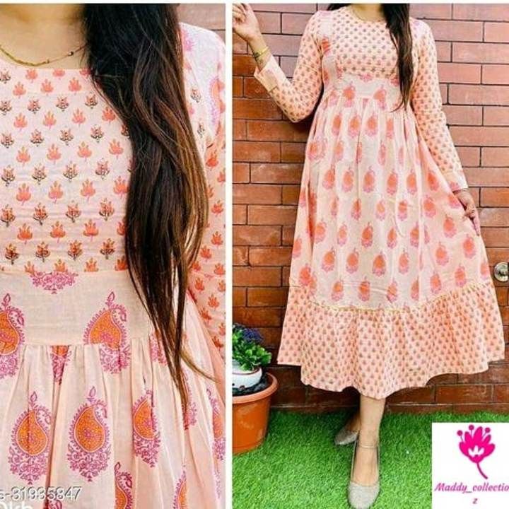 Cotton kurti uploaded by Maddy_collectionz on 6/19/2021