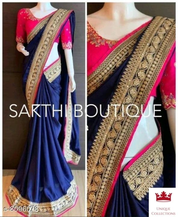 Catalog Name:*Charvi Attractive Sarees* uploaded by Unique collections on 6/19/2021