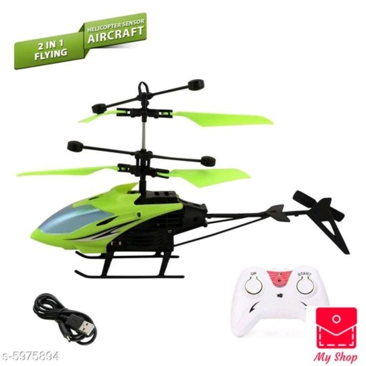 *Unique Basic Electronic 2 in 1 Flying Helicopter with Remote Controls* 
 uploaded by My Shop Prime on 6/19/2021