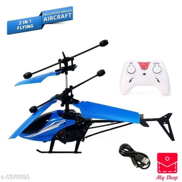 *Unique Basic Electronic 2 in 1 Flying Helicopter with Remote Controls* 
 uploaded by My Shop Prime on 6/19/2021