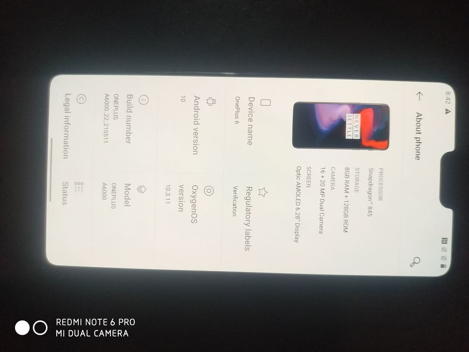 Oneplus 6 uploaded by Mobile box(green india traders) on 6/19/2021