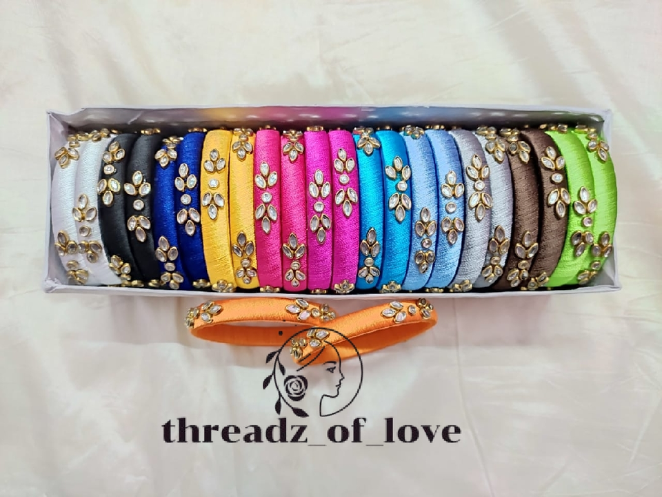 Silk thread bangles uploaded by business on 6/19/2021