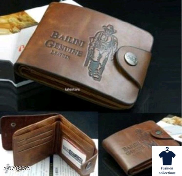 Fancy leather wallet uploaded by business on 6/19/2021