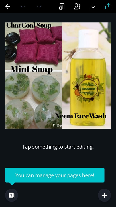 Aloe vera & mint soap, beetroot soap and lemon and aloe vera face wash.  uploaded by Prakritik on 6/19/2021