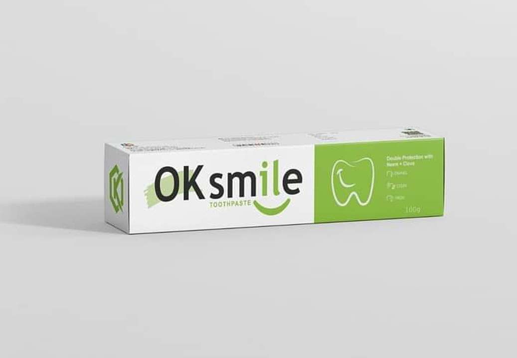 Ok Smile Toothpaste (Neem,Clove,Calcium with Omega) - 1 pack(100gm) uploaded by business on 8/15/2020