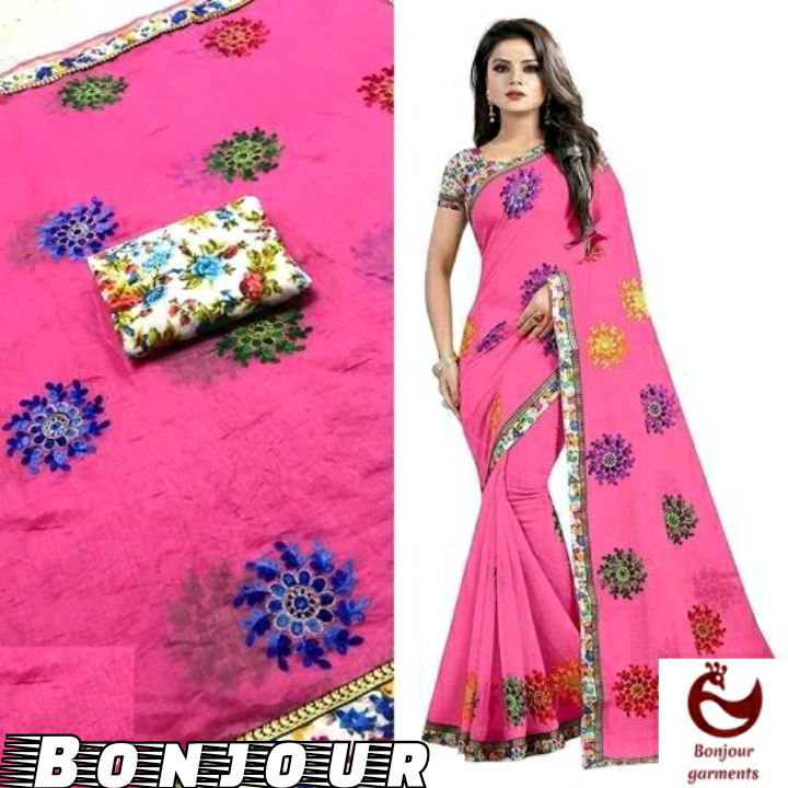 Post image Price 828/Shipping Free And Cod Available 
Fabric: Saree - Chanderi Cotton, Blouse - Banglori 
Size: Saree Length - 5.5 Mtr, Blouse Length - 0.8Mtr
Work: Embroidery
 
Designs: 8

Dispatch: 1 DayEasy Returns Available in Case Of Any Issue*Proof of Safe Delivery!
