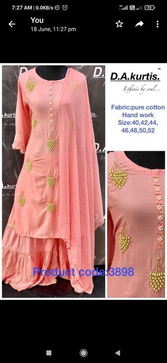Post image I want 1 Pieces of Kurti.
Below are some sample images of what I want.