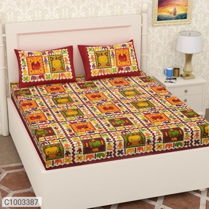 Jaipuri Printed Cotton Double Bedsheets Vol-7 uploaded by business on 6/20/2021