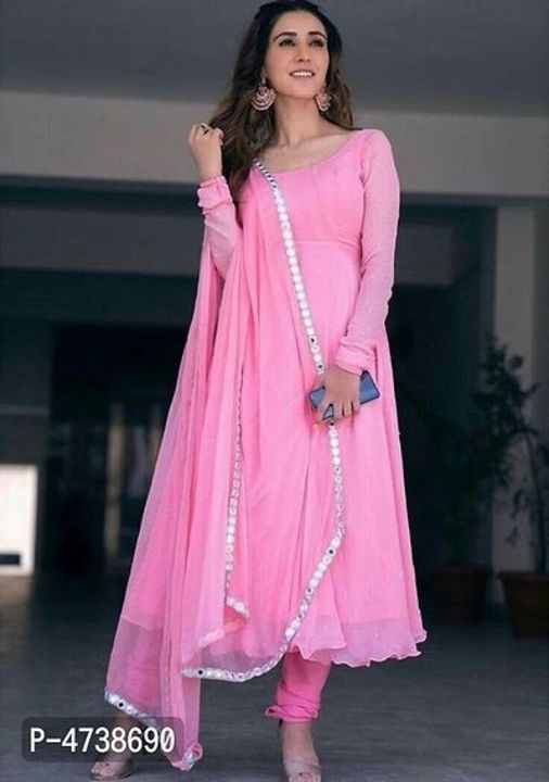 Gown with dupatta uploaded by business on 6/20/2021