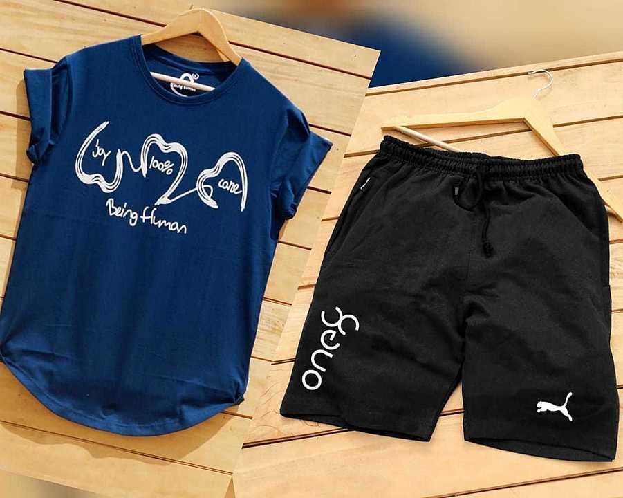Combo t shirt and short uploaded by Fashion Mantra on 8/15/2020
