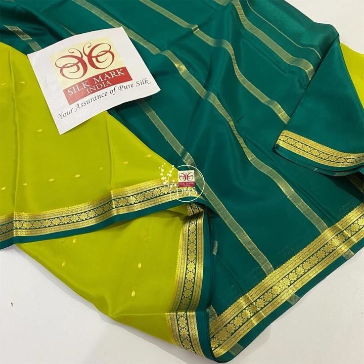 Post image Material - Pure Mysore Crepe Silk sarees with blouse Pallu and blouse contra colour. cute motifs all over sareeSilk Mark certified! 80+ gsm
Rs 4700+$...20060051000aapf...