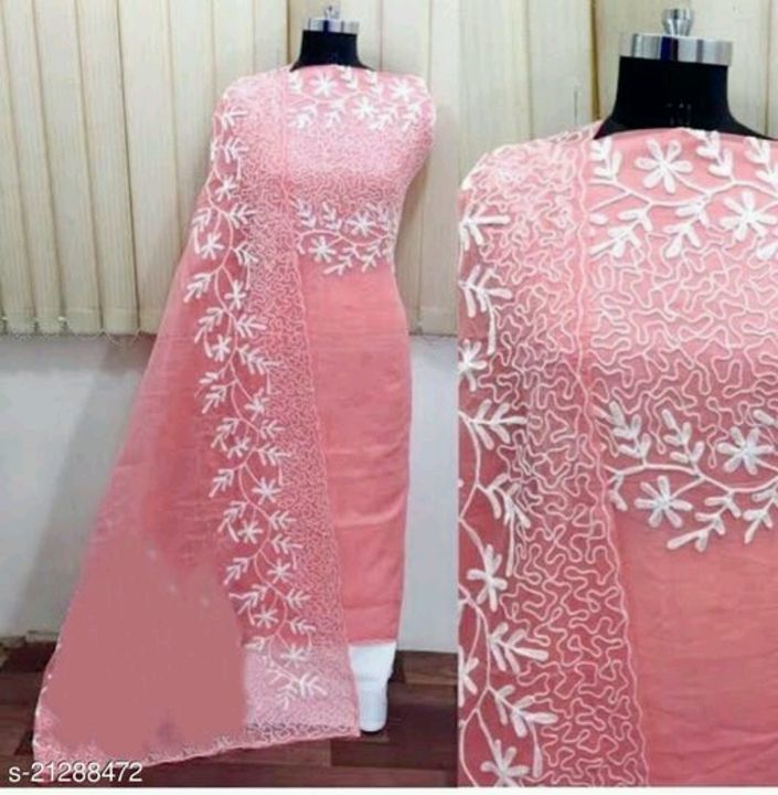 Beautiful dress material uploaded by Zewa clothing on 6/20/2021