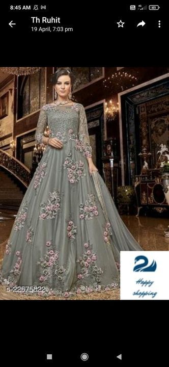 Women net gowns uploaded by Sajida Sultan on 6/20/2021