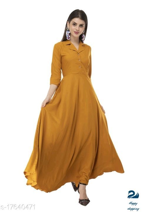 Women creap gowns uploaded by business on 6/20/2021