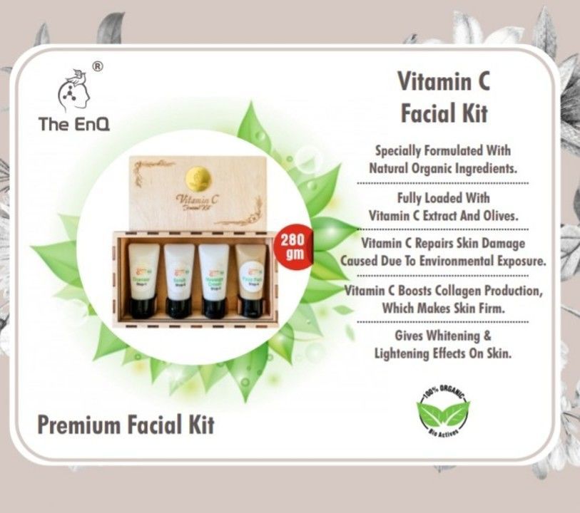 The EnQ Vitamin C Organic Facial  kit uploaded by business on 6/20/2021