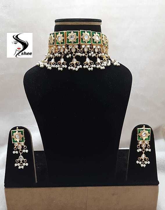 High quality kundan meena set uploaded by Imitation jewellery on 8/15/2020