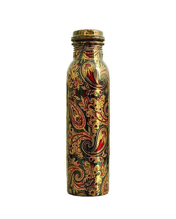 Copper printed water bottle uploaded by business on 8/15/2020