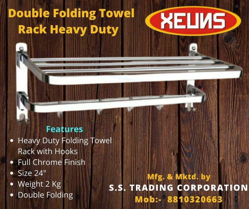Double layer Folding Towel Rack uploaded by SS Trading Corporation on 6/20/2021