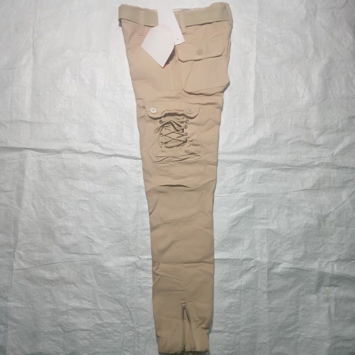 Cargo trousers 💯% cotton size 28 30 32 34 36 good quality in low price uploaded by business on 6/20/2021