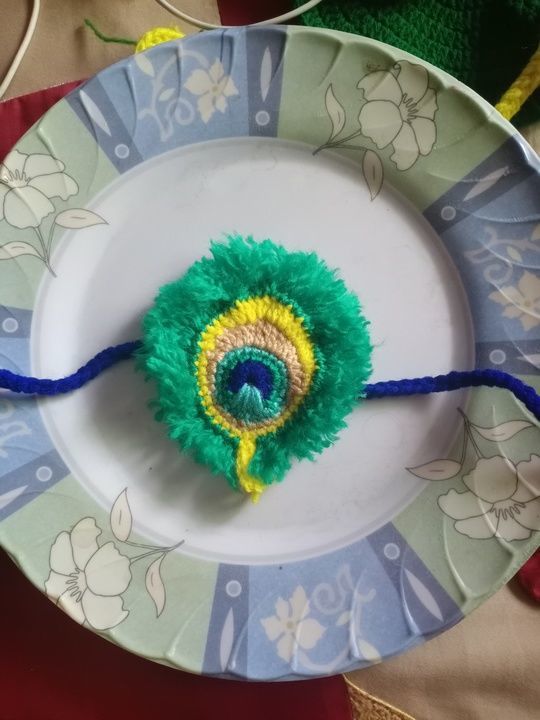 Crochet Rakhi uploaded by Hoichoi creation on 6/21/2021