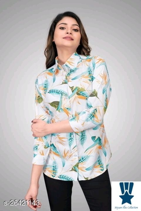 Catalog Name:*Urbane Ravishing Women Shirts uploaded by business on 6/21/2021