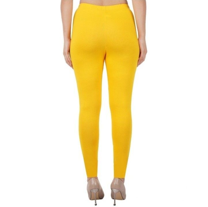 Yellow Ankle length legging uploaded by Shree jee on 6/21/2021