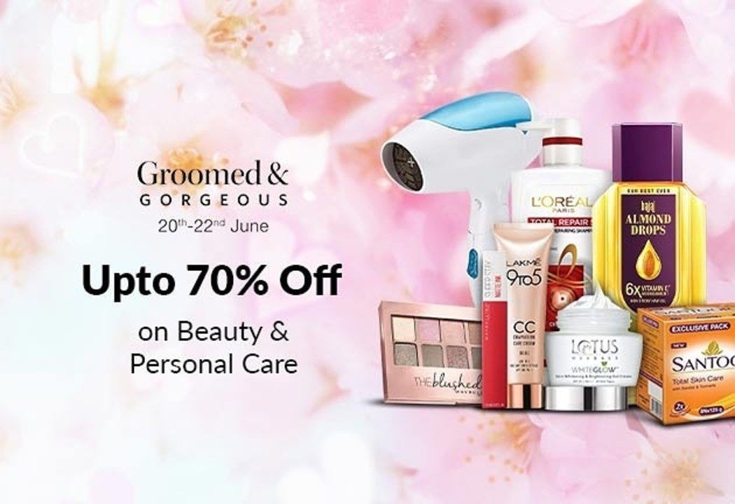 Post image Myntra Groomed and Gorgeous Sale is LIVE! 

Get Upto 70% Off on Beauty &amp; Personal Care ONLY on Myntra 

Shop Now!
https://ekaro.in/enkr20210621s3091278