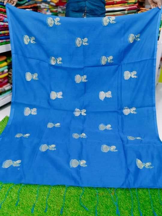 Cotton silk jhumko saree uploaded by business on 6/21/2021