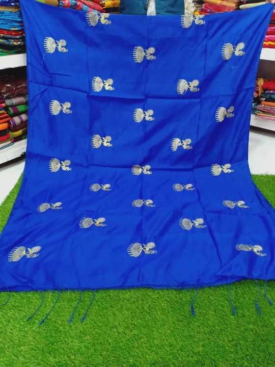 Cotton silk jhumko saree uploaded by Anchol on 6/21/2021