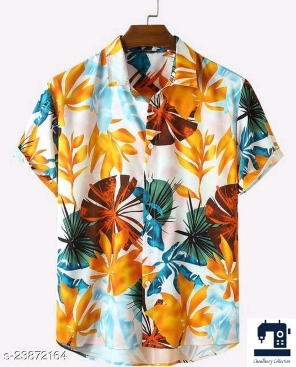 Trendy printed men's casual shirts uploaded by business on 6/21/2021