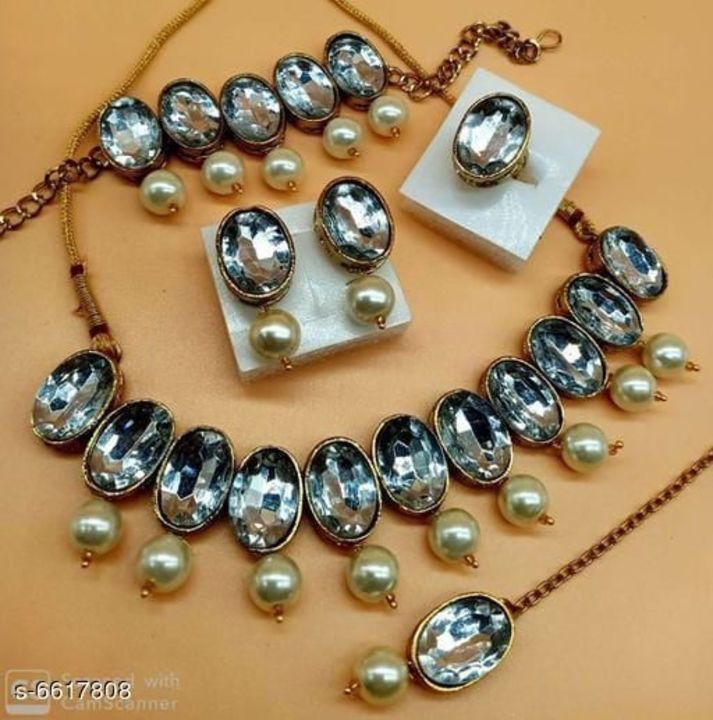 Trendy stone jewellery uploaded by Online Selling Marketing on 6/21/2021