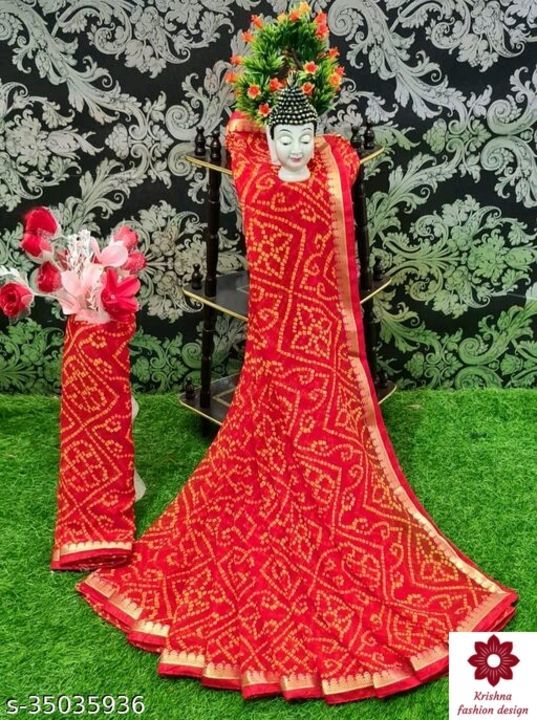 Jaipur sarees uploaded by Krishna fashion design on 6/21/2021