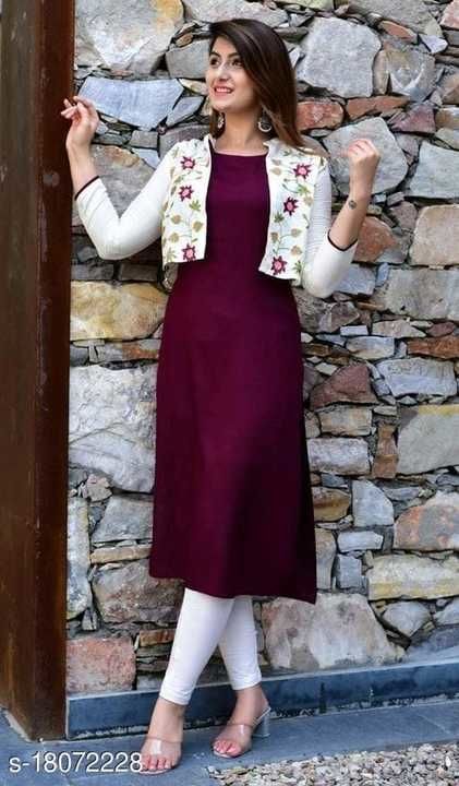 Shrug Kurti tops uploaded by business on 6/21/2021