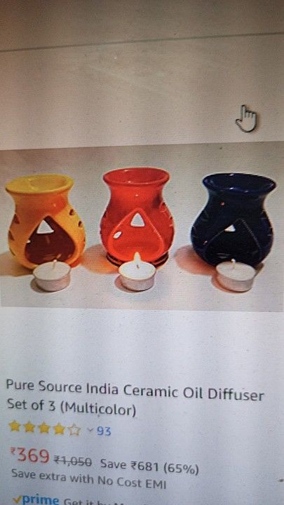 Aroma oil burner with wax candle t light  uploaded by Wholesale Bazaar  on 8/15/2020