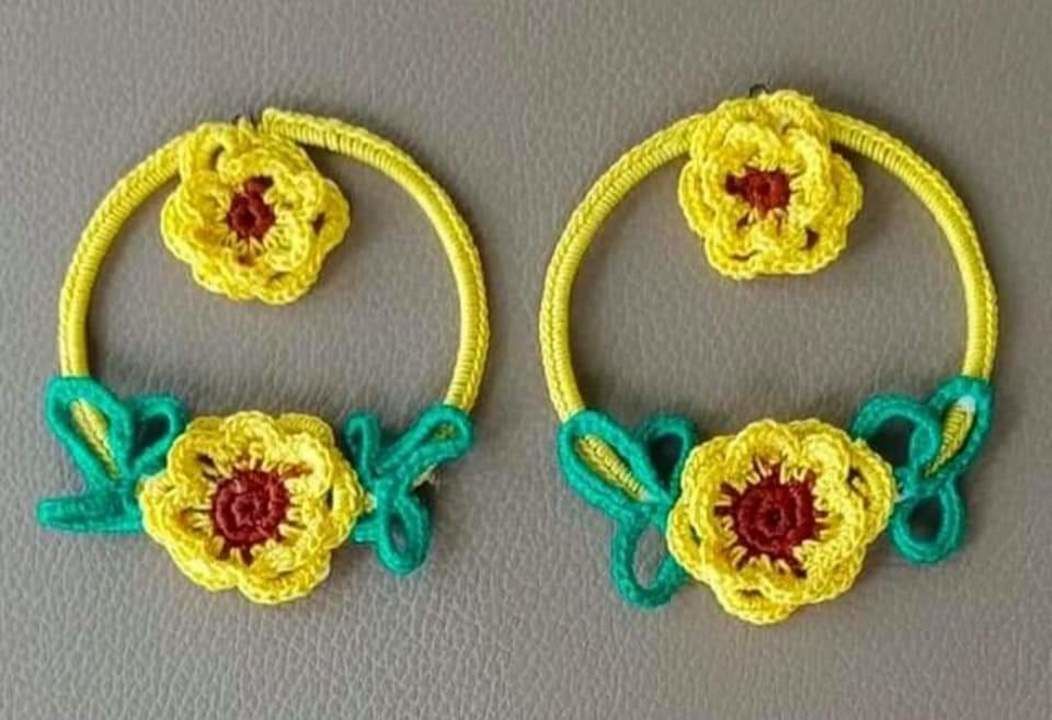Sun flower earrings  uploaded by Hoichoi creation on 6/22/2021