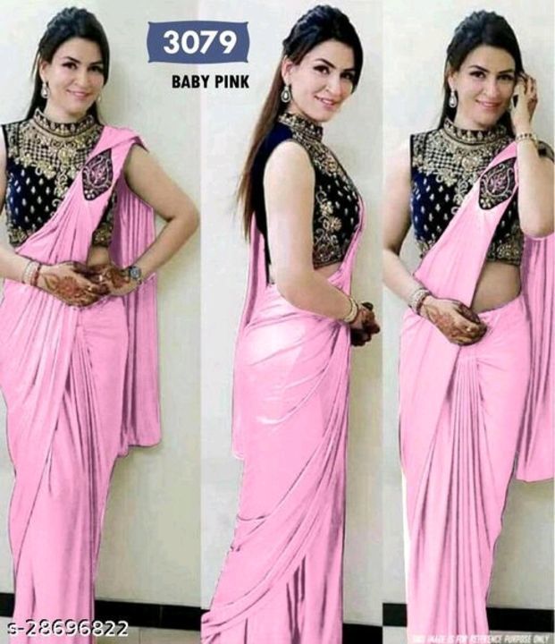 Classy women satin Saree  uploaded by Rekha fashion on 6/22/2021