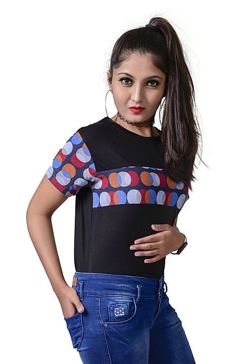Printed t-shirt for women uploaded by business on 8/15/2020