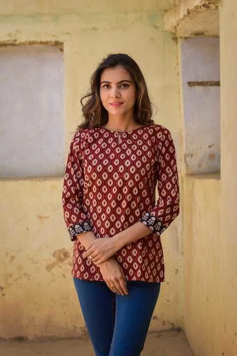 Post image New collection of cotton hand printed#TOP available...

Size = 38-46
Length = 26
Arm length=17

Contact n.7790965105

Book now